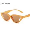 SO & EI модные полые женские солнцезащитные очки «кошачий глаз» винтажные леопардовые чайные оттенки UV400 трендовые мужские солнцезащитные очки