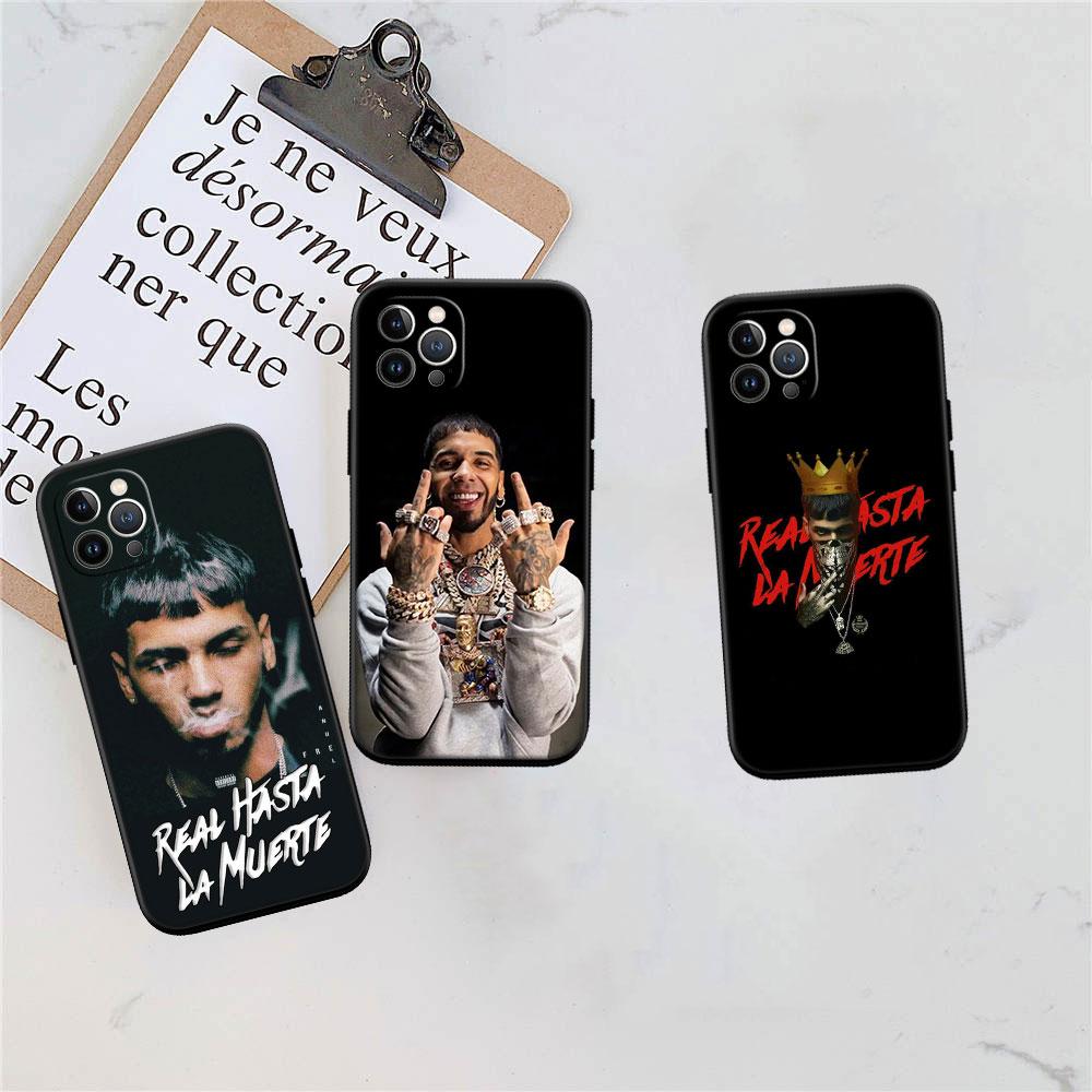 LO11 Anuel AA Soft Shell Phone Case for Redmi Note 10 11 12 Pro Max 10S 10C 10T 11A 11S 12S 12C