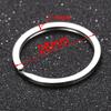 20pcs Stainless Steel Split Key Rings 1.5x25mm Jump Rings Metal Hook Ring for Keychain Making DIY Handmade Jewelry Accessories