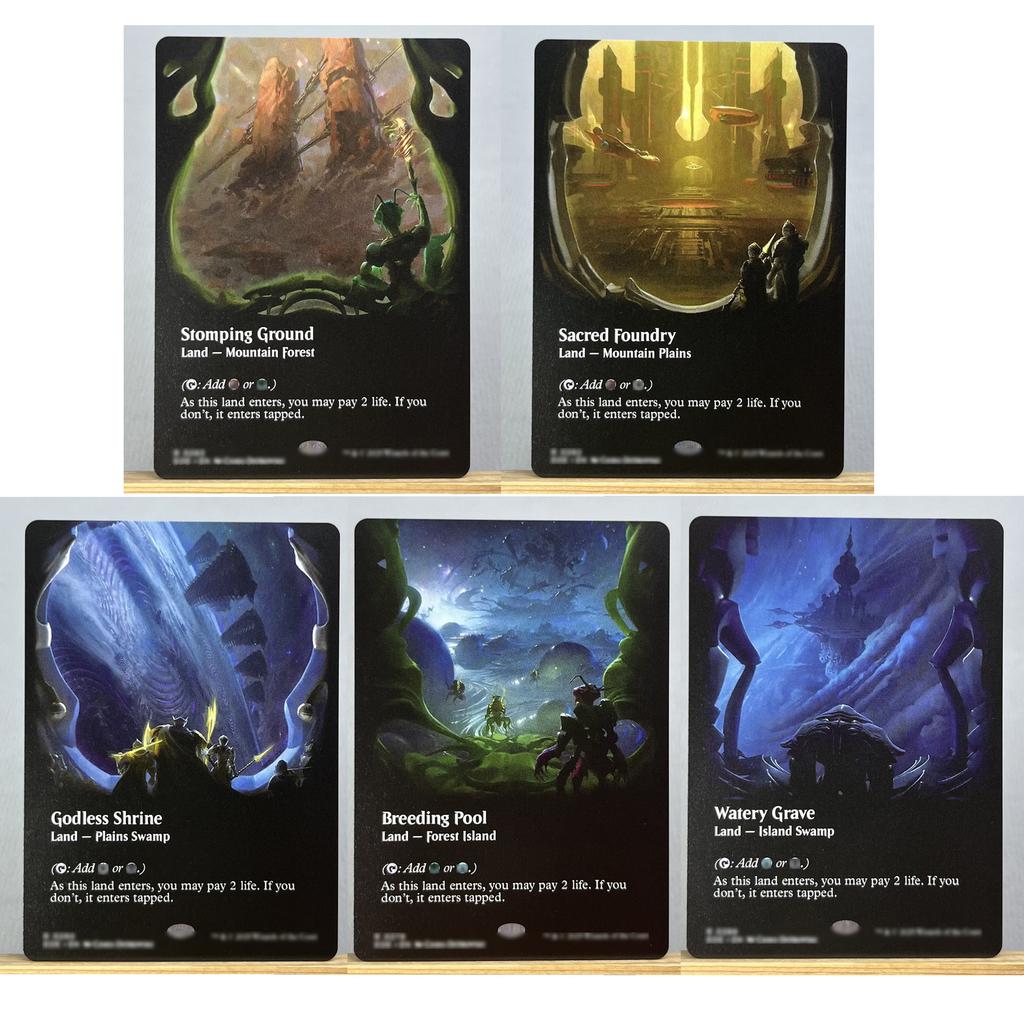 EOS EOE UNF HOLO15-0002 Tcg прокси магические карты шоковая земля Уробороид Шахта Древняя гробница Каменные пещеры Слияние маны собрать