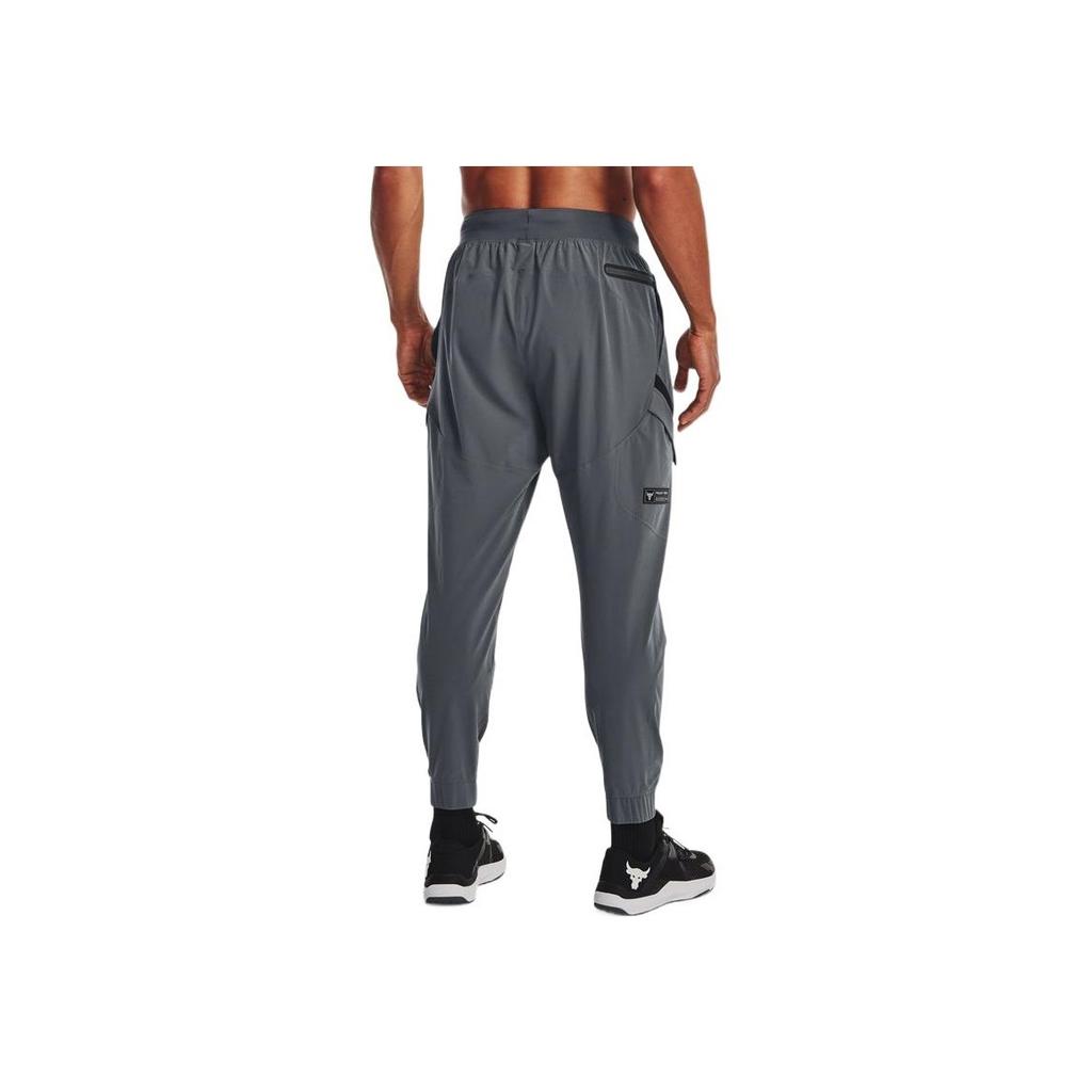 Under Armour Solid Color Logo Joggers Men Bottoms Grey 1373572-012