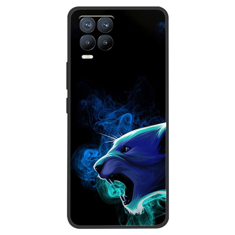 Для Realme 8 Pro 4G Мягкий силиконовый чехол Защитная крышка Крутой чехол для телефона с рисунком Животное Мультяшный автомобиль Для Realme 8 pro RMX3081 8i