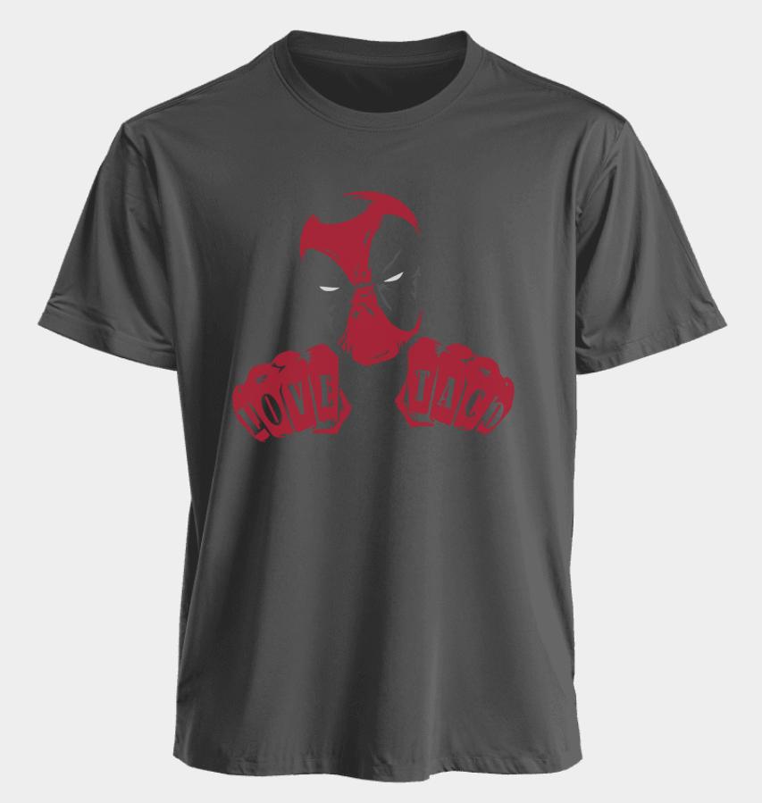 Мужские и женские футболки Deadpool лето американская весна и осень спорт и фитнес тренд оверсайз с коротким рукавом