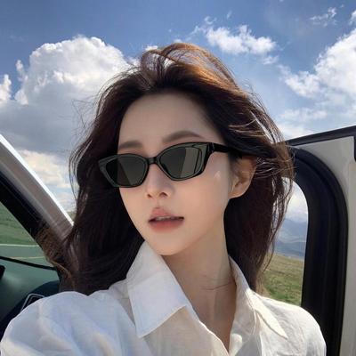 Ретро-солнцезащитные очки «кошачий глаз» с поляризацией для женщин, защита от УФ-излучения, стильный дизайн, идеально подходят для вождения и круглой формы лица.