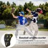 1Pc/2Pcs 4 Wheel Baseball Umpire Clicker Softball Referee Equipment Ball Strike Pitch Counter Clicker for Scorekeeper Recording Outs And Innings Balls
