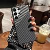 Совместимо с Samsung S26 Ultra: Чехол из углеродного волокна с цветовыми блоками для Note20 Ультратонкий Матовый S25 Защитный чехол.