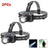1000LM Led Headlamp Type C Rechargeable High Power Flashlight Built In 18650 Battery Outdoor Emergency Camping Fishing Headlight