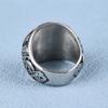 New S925 Silver Ring, Viking Series Nautical Seal Style, Viking Totem, Ring Fashion Accessories