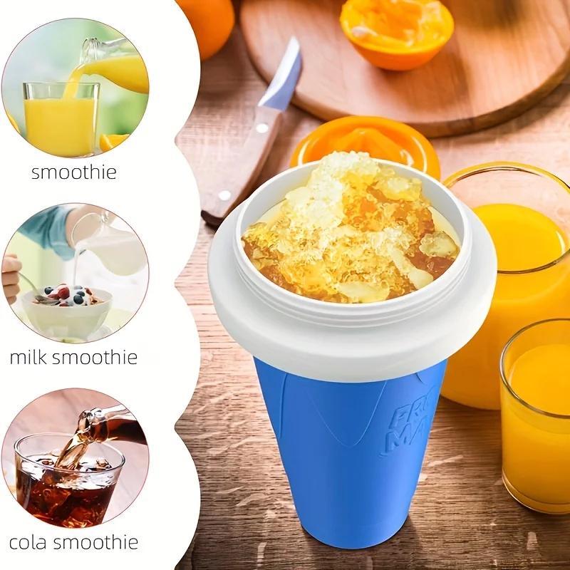 Quick-Frozen Slushy Maker Cup Large Capacity Slushy Cup for Homemade Smoothies Juice Ice Cream Summer Squeeze Beker Kitchen Tool