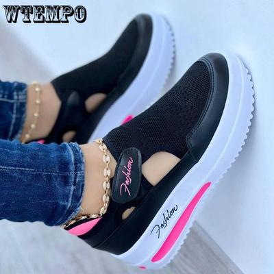 Женские кроссовки, повседневная обувь, женские кроссовки для бега, женская обувь на платформе, дышащая удобная женская спортивная обувь с сеткой, теннисная обувь