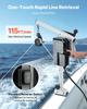 Line Hauler Pot Puller, 12V DC 1200W, Line Hauler Winch Holds 90 kg Lift Capacity, Line Speed of 35 m/min, 360° Rotation & Corrosion-Resistant, Crab