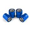 T264PCS Metal Car Wheel Tire Valve Caps Stem Cover Car Accessories For Volkswagen GTI Polo Golf Passat Scirocco Jetta Touareg RLINE