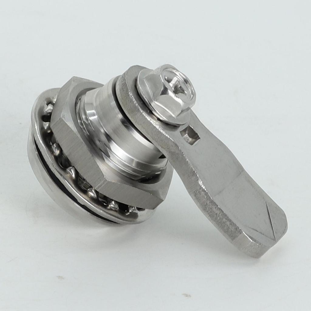 SUS304 Double Slot Drive Quarter Turn Cam Latch Right Angle Rotary Lock for Industrial Cabinet Electrical Enclosure Door