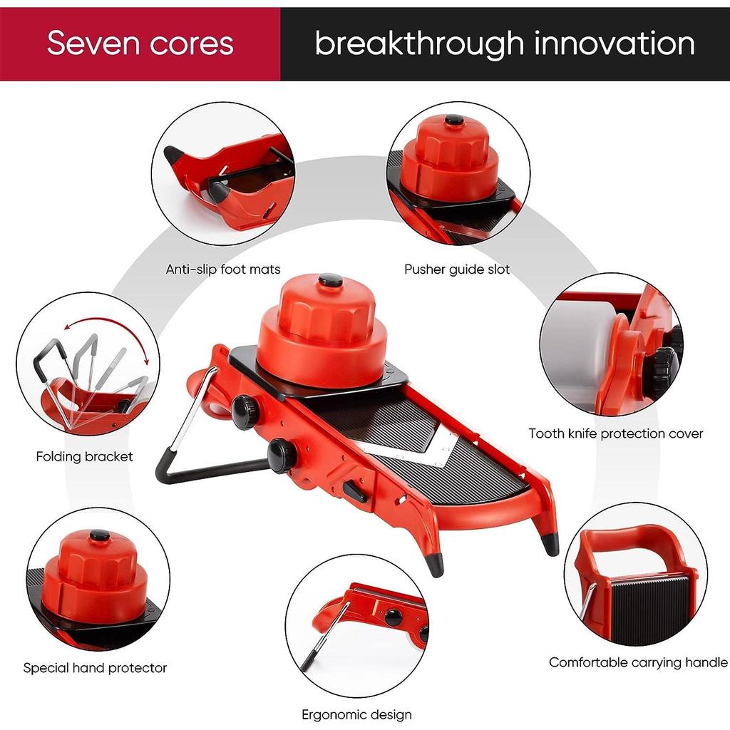 Кухонная терка-мандолина, измельчитель овощей, лука, картофелерезка, жульен Dicer, регулируемая толщина