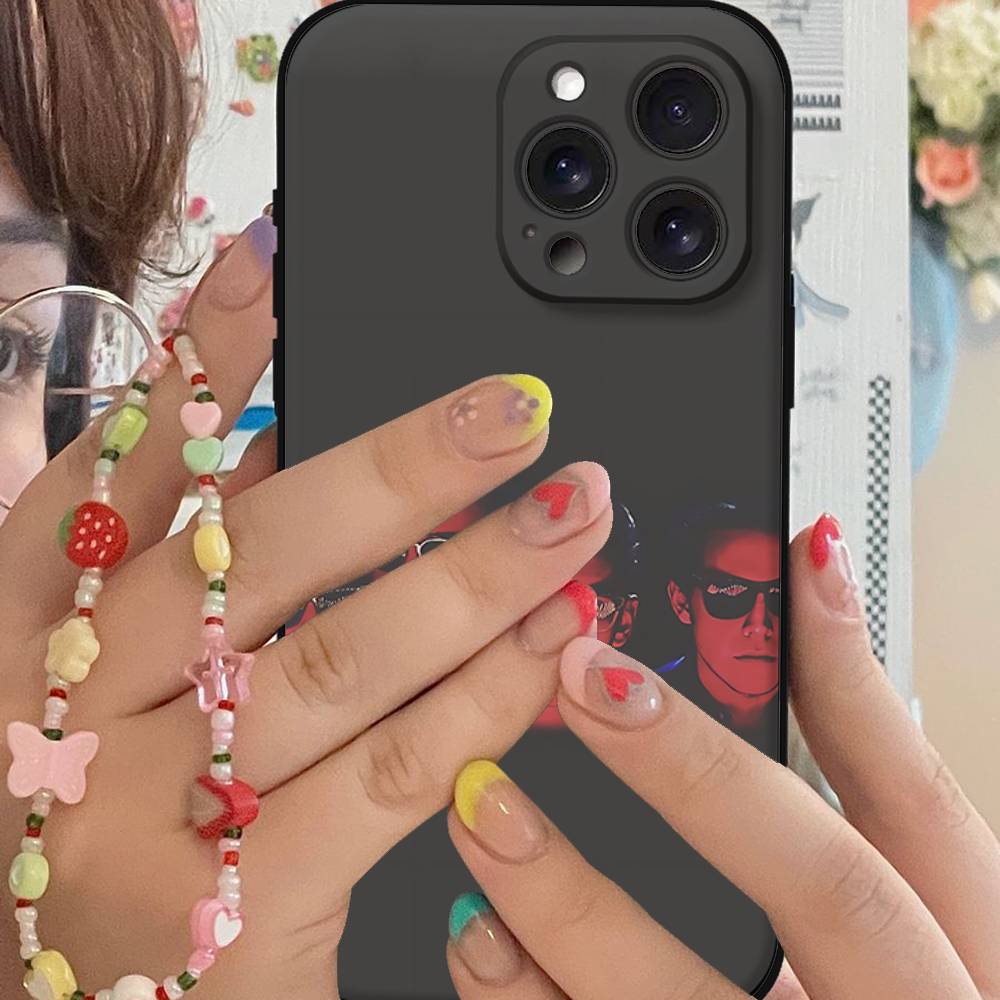 Обезьяны Рок-группы Черный Чехол Для Телефона Подходящий Для IPhone 17,16,15,11,13,14 Pro Max,Plus,X,Xr,Xs Max,13Mini