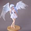 Angel Beats!" Anime Figurine of Tachibana Kanade, Angel Girl with Angel Wings, Plush Doll, Beautiful Girl Desktop Ornament, Model