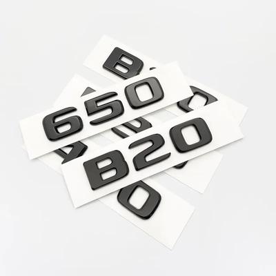 Глянцевые черные буквы B20 B30 D30 450 650 ABS Эмблема для багажника автомобиля Mercedes Benz Brabus C W203 W204 W205 Coupe