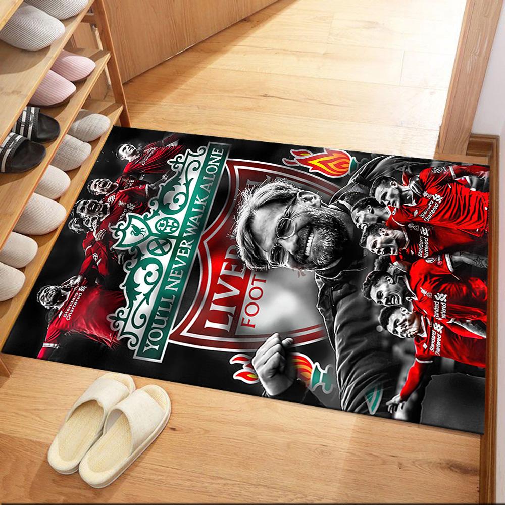 Liverpool Football Club Carpet Suitable For Playrooms Dining Room Hallway Bedrooms Antislip Rug Decorate Offices Perfect Birthdaychristmas Gift Idea