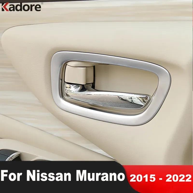 For Nissan Murano 2015-2017 2018 Matte Car ide Inner Door Handle Bowl Cover Trim Interior Accessories