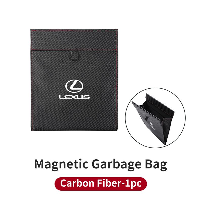 CKU5 Car Seatback Waste Bag Trash Pocket Garbage Pouch Accessories For Lexus UX250h RX450h CT200h RX400h NX300h RX350 RX300 GX470 IS3