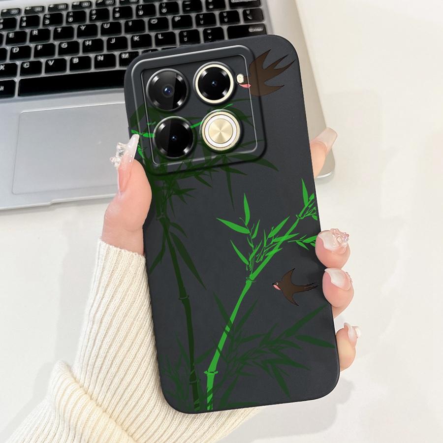 Чехол для Infinix Note 40 Pro Plus Note40 X6853 Чехол Цветок Мягкий Силикон Funda для infinix Note 40Pro X6852 Ударопрочный Capa
