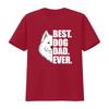 Best Dog Dad Ever Samoyed Lover Pet T Shirt for  vintage Washed Stylish graphic streetwear Versatile Top For Everyday Wear