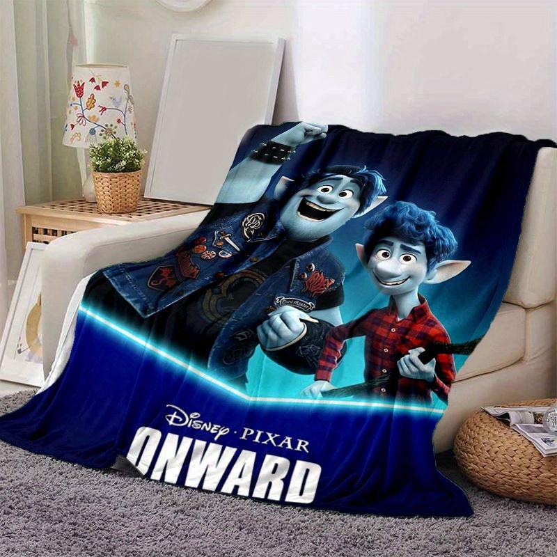 1pc, Disney Pixar Onward Merchandise: Home Decor, Throw Blankets for Couches, Outdoor Blanket Gifts, Flannel Coverlet, Perfect for Bedroom