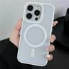 Для iPhone 11 12 13 14 Plus 15 16 Pro Max Магнитный чехол с беспроводной зарядкой Magsafe Роскошный противоударный матовый чехол для телефона