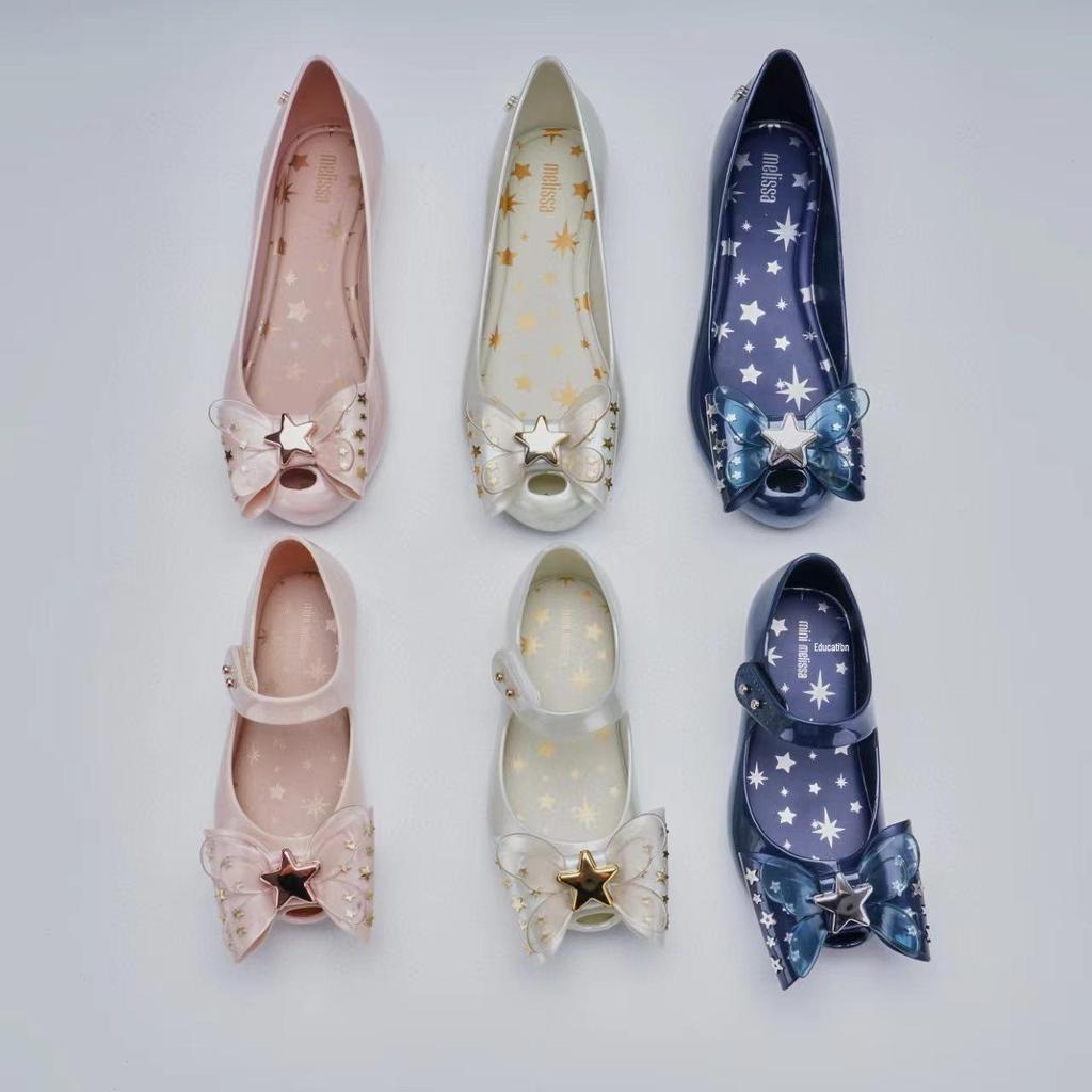 2024 Mei*Sha Women's Jelly Sandals - Fish Mouth Bow Beach Shoes