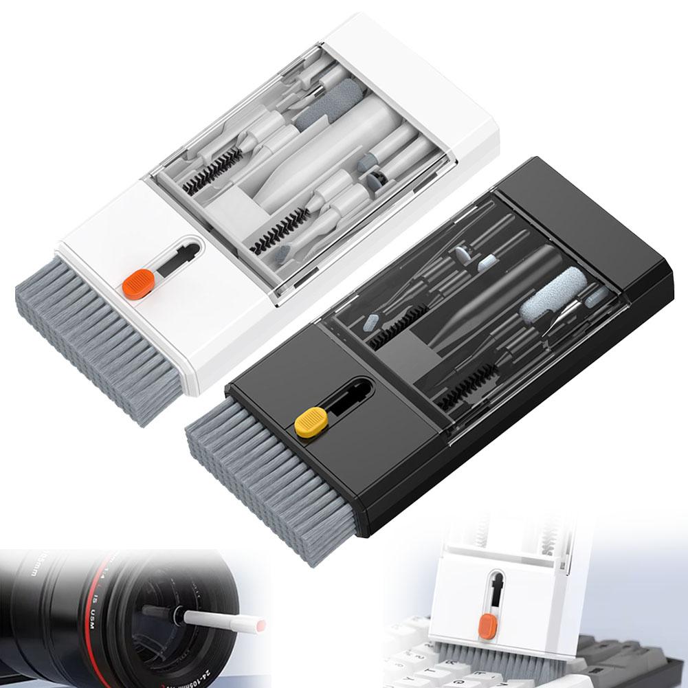 Новый многофункциональный набор для чистки 22-в-1 Набор для глубокой очистки в 1 шаг Щетка для клавиатуры Очиститель экрана наушников Аксессуары для электроники