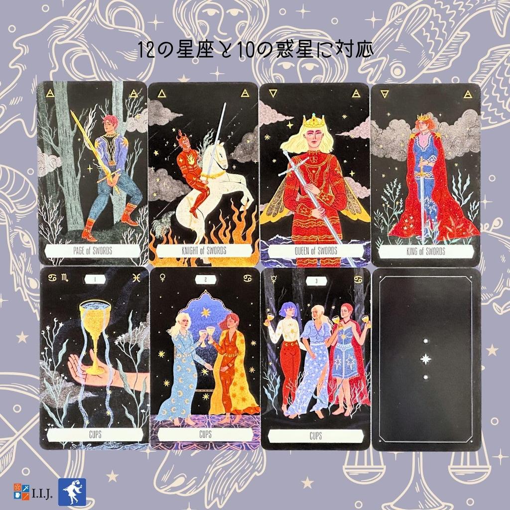 Zodiac Waite 78 Tarot with Japanese Authentic I.I.J Tarot, Edition, Cards, Reading, Instructions,