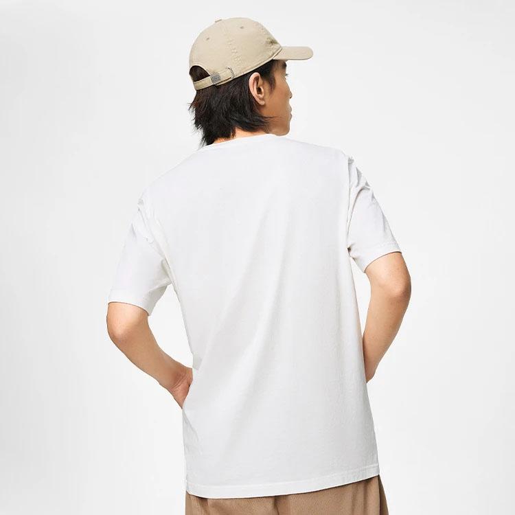 Спортивная модная коллекция Li Ning Футболка мужская Слоновая кость AHST183-1