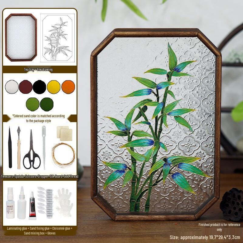 Набор для творчества B.Y.K Эмаль перегородчатая Живопись Поднос для чая