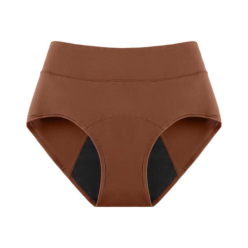 US EU Size 3 Layers Leak Proof Women Period Panties Breathable High Waist Menstrual Underwear Incontinence Briefs