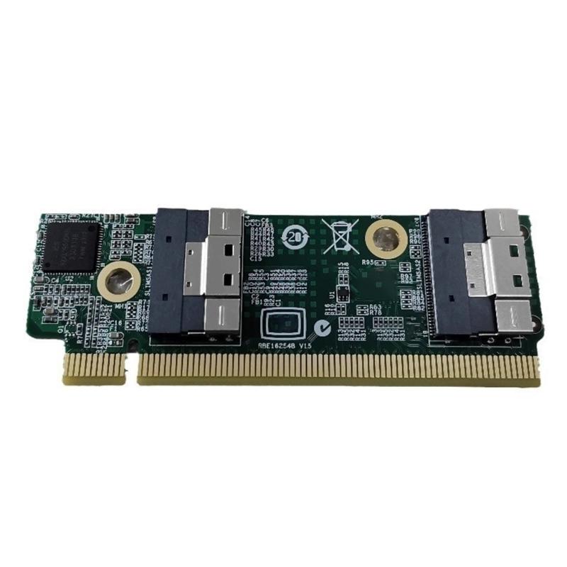 Высокоскоростные внешние карты расширения SFF-8654 для PCIe 4.0 x16 x8 Адаптеры SFF-8654 Адаптеры Компьютерная карта для сервера 1U