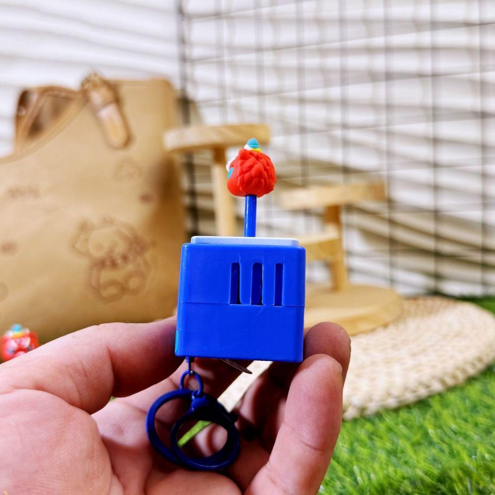 Game Keychain Gear Position Keychain Mini Fingertip Button Key Ring Fun Gifts