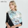 High-quality Luxurious Silk Scarves Headband Scarfs Neck Scarf For Women Chain Silk Scarf Women's Decorative Shawl