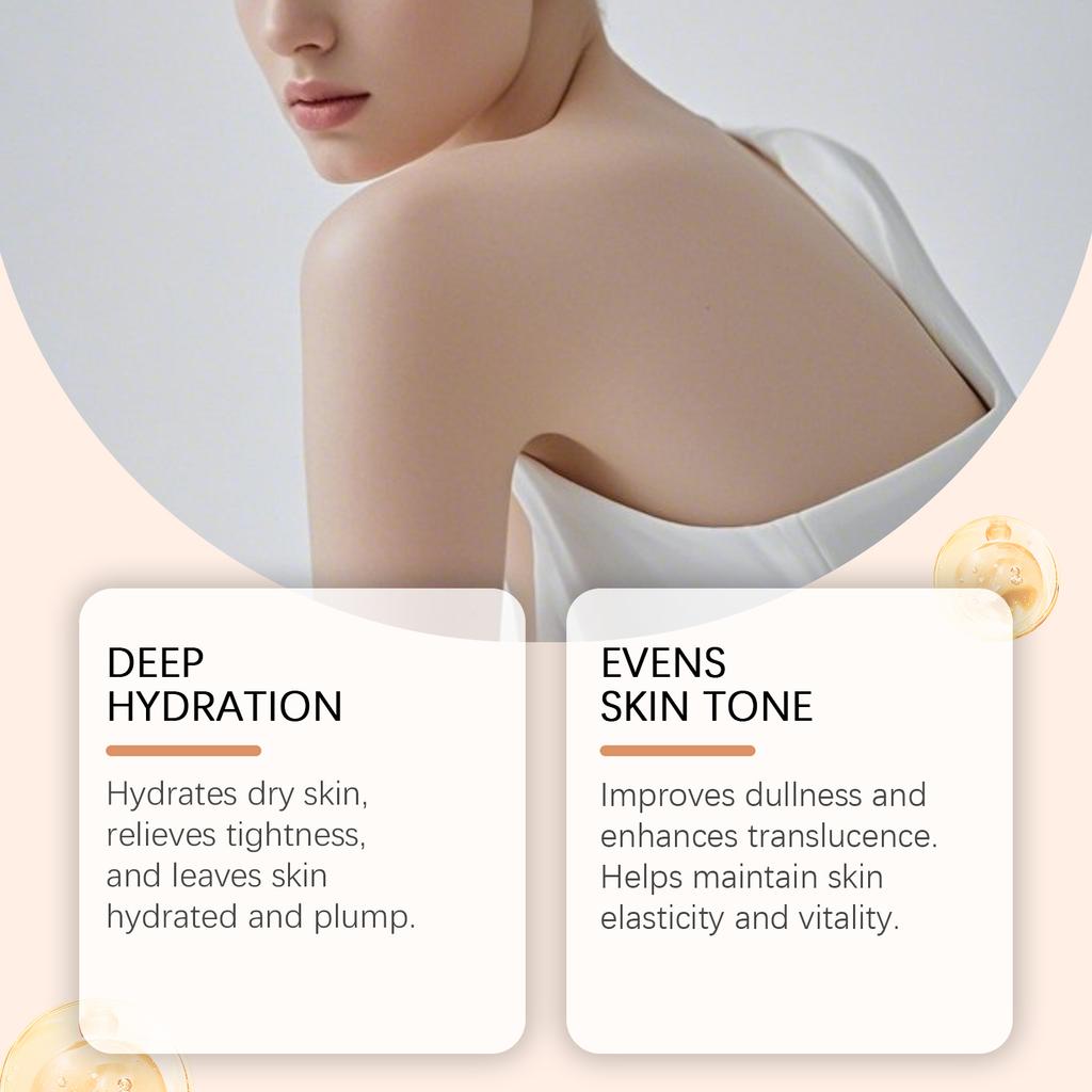 Skin care gel Gentle on the skin, easily absorbed, refreshing and non-greasy gold Shimmering Body Glow Gel