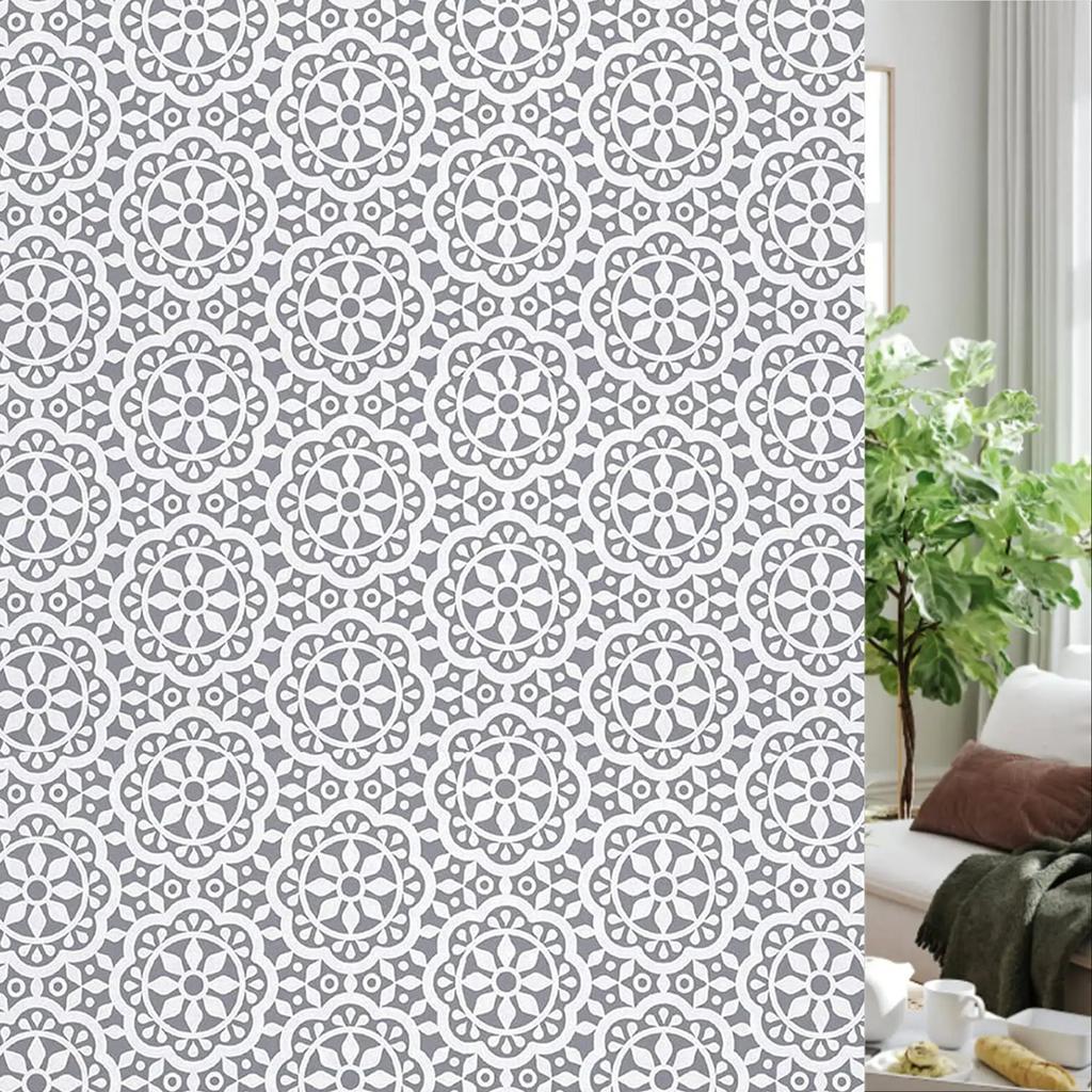 Широкая матовая пленка для защиты окон шириной 75/90 см, неклеящиеся пленки для оконных стекол, терморегулирующие статические съемные наклейки для окон