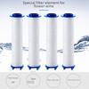 Shower Nozzle Replacement Filter Element with High Compression Cotton Core for Water Purification.