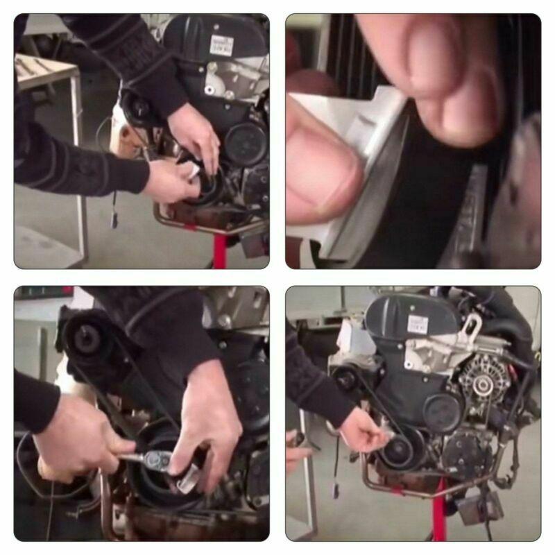 Набор инструментов для снятия и установки эластичных ремней Инструмент-помощник для установки шкива автомобиля