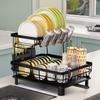 Compact Dish Rack Multifunctional Dish Drying Rack Rustproof Kitchen Dish Drying Rack