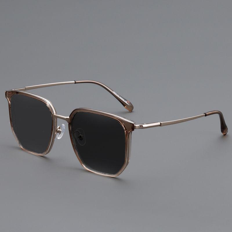 Поляризованные солнцезащитные очки мужские квадратные большие очки для коррекции близорукости женские очки для вождения и рыбалки