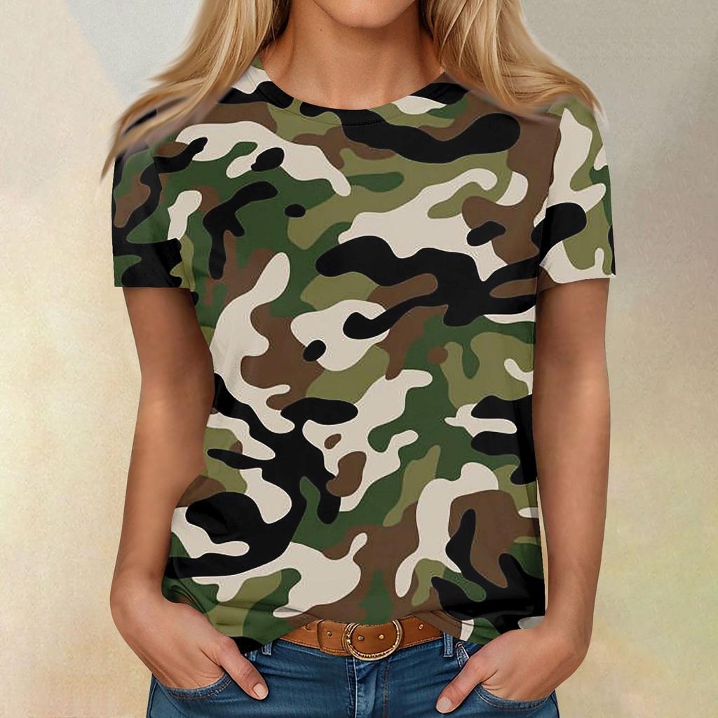 Рубашки с коротким рукавом для женщин, милые топы, футболки с принтом, блузки, повседневные базовые топы больших размеров, пуловеры