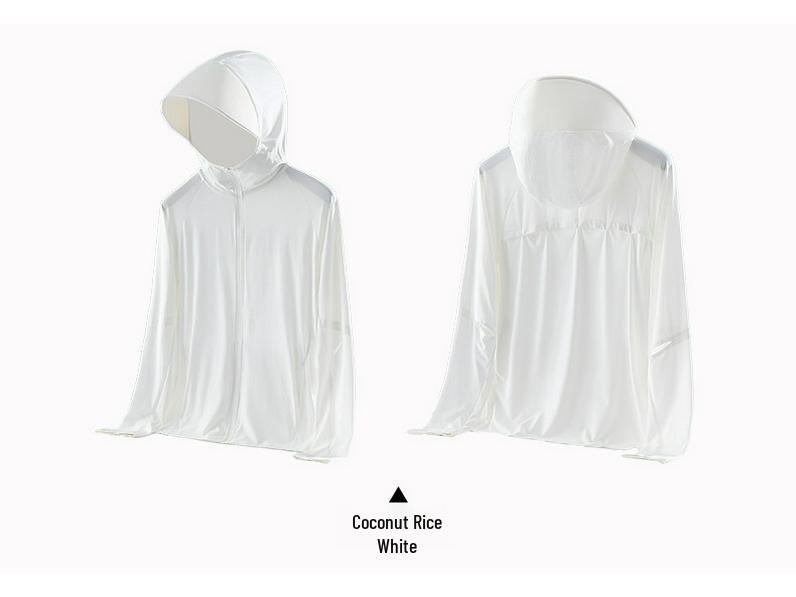 Унисекс куртка с защитой от солнца UPF50+ из ледяного шелка - Дышащая, с защитой от УФ-лучей, Тонкая экипировка для велоспорта