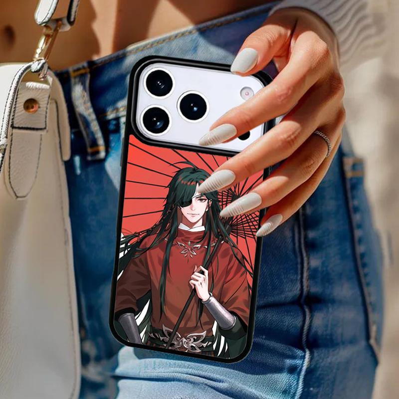 Чехол для телефона Аниме Тянь Гуань Ци Фу Для iPhone 17 Air 14 15 13 12 Max Чехол Для Apple 14 15 16 16e 11 Pro Max Plus Coque