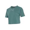 Short Sleeve Round Neck Running Training T-Shirt Women Tops Green 845965-45