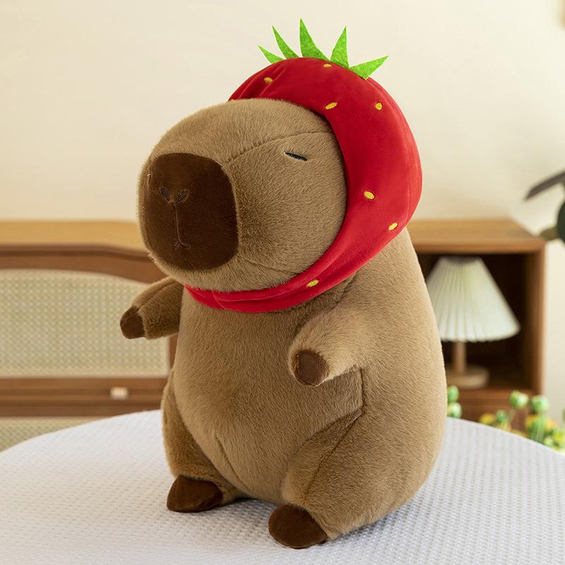 Popular Kapibara Doll Internet Celebrity Tortoise Backpack Multi-style Water Guinea Pig Ugly Cute Plush Toy Doll