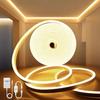 Touch Dimmer LED Neon Light 12V RGB Flexible Ribbon Diode Tape Waterproof For Bedroom Decor Wall Lanp Cabinet Kitchen Night Lighting Led Strip Light