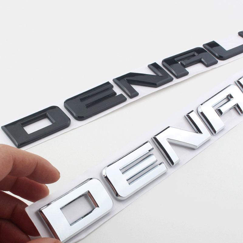 AABHB1 Логотип DENALI автомобильные наклейки для Chevrolet GMC DENALI sierra 2500 3500HD автомобильные наклейки модификация бокового крыла двери багажника наклейка аксессуары